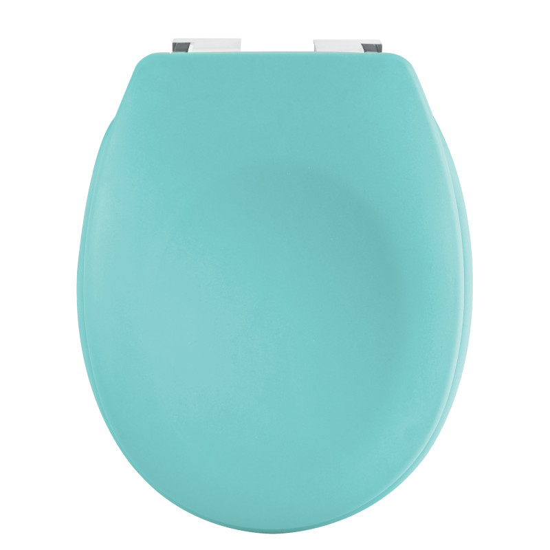 Abattant wc thermo dur avec fermeture silencieuse turquoise Spirella