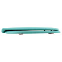 Toilet seat Thermo Hard NEELA Matt Aqua Blue - Chrome ABS Hinges Spirella