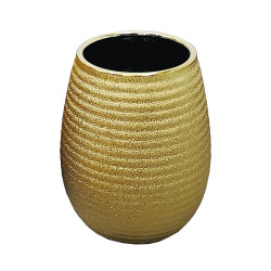 Vaso Cerámica OMAN Oro MSV