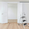 Taburete con escalón de acero antideslizante y plegable de 3 escalones Máx. 150 kg (46 x 71 x 105 cm) MSV