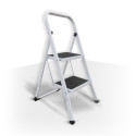 2-Step Folding & Non-Slip Steel Stepladder Max 150kg (46x55x82cm) MSV