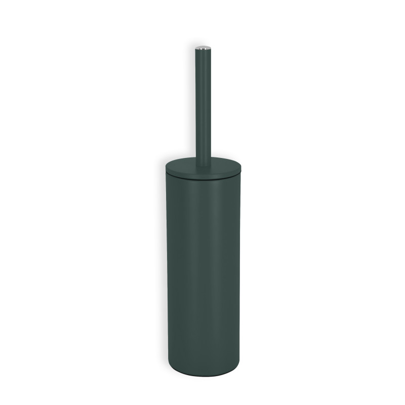 Set Poubelle à  pédale 5L & Brosse Wc AKIRA Vert Foncé mat Spirella