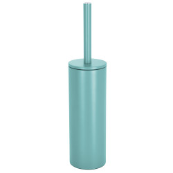 copy of Scopino con supporto in acciaio AKIRA blu opaco Spirella