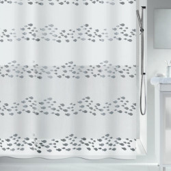 PEVA Shower curtain SHORE 180x200cm Silver Spirella