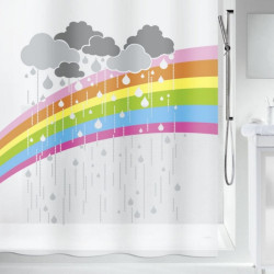 Tenda da doccia PEVA RAINBOW 180x200cm Spirella multicolore