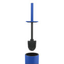 Escobillero con soporte de acero AKIRA Azul real Spirella