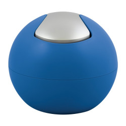 Papelera con tapa basculante BOWL MATT 1L Azul real Spirella