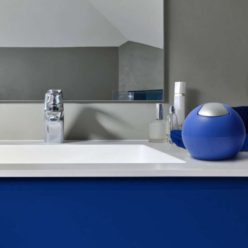 Rocking bin BOWL MAT 1L Royal Blue Spirella