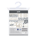 Shower curtain Polyester 180x200cm PREMIUM QUALITY - Rings included MSV