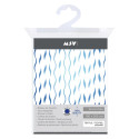 Rideau de douche Polyester SEVENTIES 180x200cm - QUALITE PREMIUM Bleu MSV
