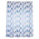 Rideau de douche Polyester SEVENTIES 180x200cm - QUALITE PREMIUM Bleu MSV