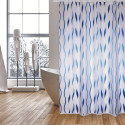 Tenda da doccia in poliestere SEVENTIES 180x200cm - QUALITÀ PREMIUM Blu MSV