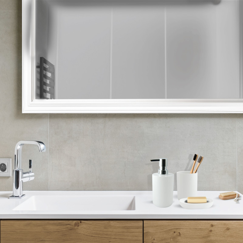 Set de 3 accesorios de baño INAGUA Blanco MSV