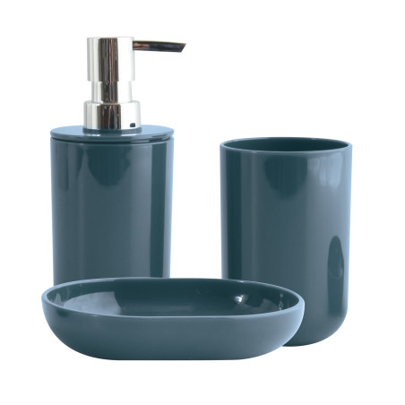 copy of Set de 3 accesorios de baño INAGUA Azul petróleo MSV