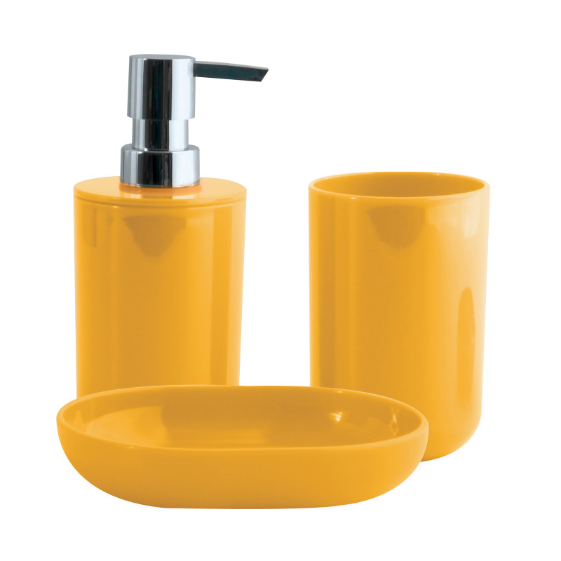 Lot de 3 accessoires de salle de bain INAGUA Safran MSV