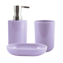 Set de 3 accesorios de baño INAGUA Lavanda MSV