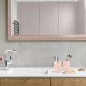 Set de 3 accesorios de baño INAGUA Rosa pastel MSV