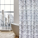 Cortina de ducha Poliéster BRIQUE 180x200cm Gris - Anillas incluidas MSV