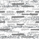 Cortina de ducha Poliéster BRIQUE 180x200cm Gris - Anillas incluidas MSV