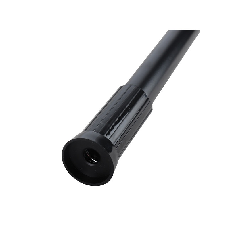 Rod for shower curtain or extendable bathtub in Black stainless steel 70-120cm MSV