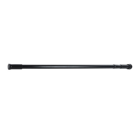 Rod for shower curtain or extendable bathtub in Black stainless steel 140-260cm MSV