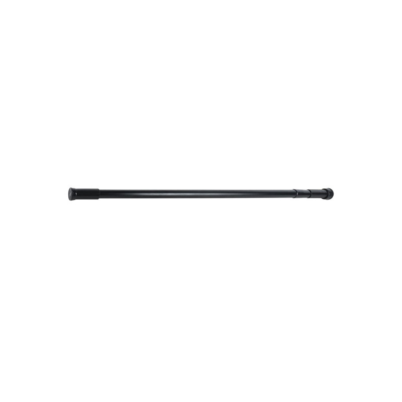 Rod for shower curtain or extendable bathtub in Black stainless steel 110-200cm MSV