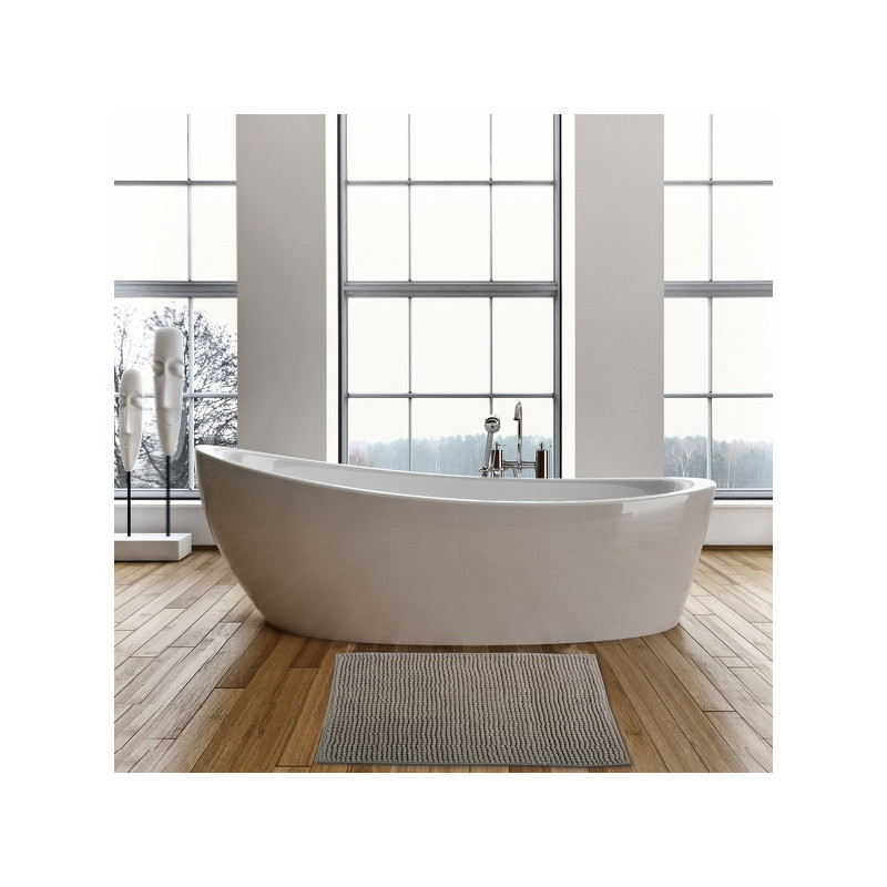Lot de 2 tapis de bain CHENILLE 50x80 Beige MSV