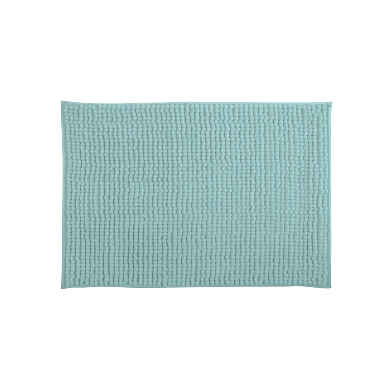 Juego de 2 alfombras de baño CHENILLE de microfibra 40x60 cm Verde Pastel MSV