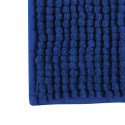 Lot de 2 tapis de bain CHENILLE 40x60 Bleu Foncé