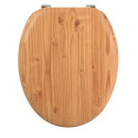 Abattant wc MDF en Décor Pin Marron - Charnières Inox MSV