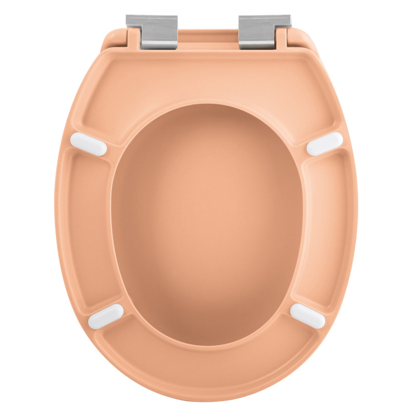 Abattant wc thermo dur avec fermeture silencieuse Blanc mat Spirella