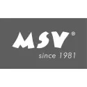 Combiné Wc Inox & verre Blanc MSV