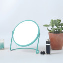 Miroir grossissant sur pied Acier AKIRA Bleu Aqua mat Spirella