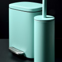 Set Poubelle à  pédale 5L & Brosse Wc AKIRA Turquoise mat Spirella