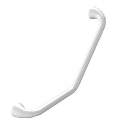Spirella Abgewinkelter Richt- oder Haltegriff PROF Edelstahl 73,5 cm Weiß