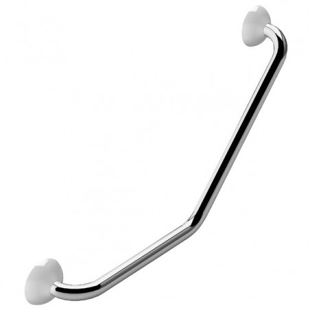 Barre de redressement ou d'appui coudée ECO Acier Inox 71cm Chrome Spirella