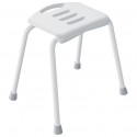 Tabouret Salle de bain Inoxydable Blanc Spirella Spirella