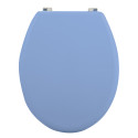 Asiento WC CLÉO MDF Azul - Bisagras Acero Inoxidable MSV