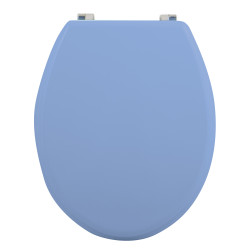 Asiento WC CLÉO MDF Azul - Bisagras Acero Inoxidable MSV