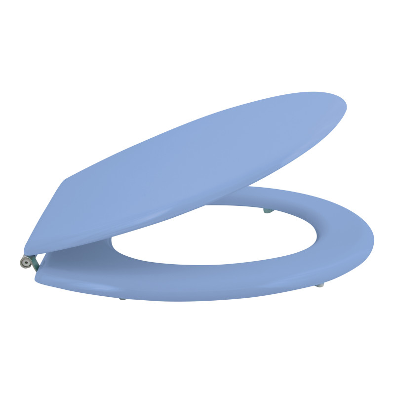 Asiento WC CLÉO MDF Azul - Bisagras Acero Inoxidable MSV