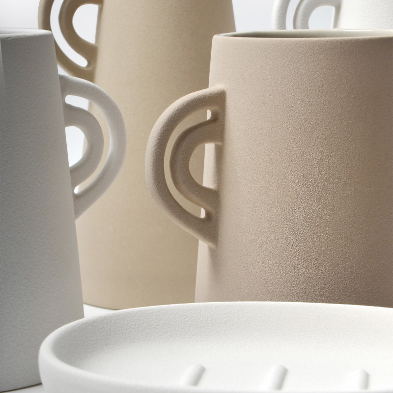 Vaso de Gres ORGANIC Cappuccino Spirella