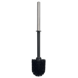 brosse wc de rechange chromé SUN&MOON Noir Spirella