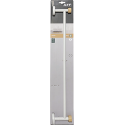 Porte serviettes mural en Acier & Bambou IANA Blanc mat MSV