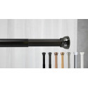 Rod bar for extendable shower curtain or bathtub without drilling in Aluminum KRETA 125-220cm Copper Spirella