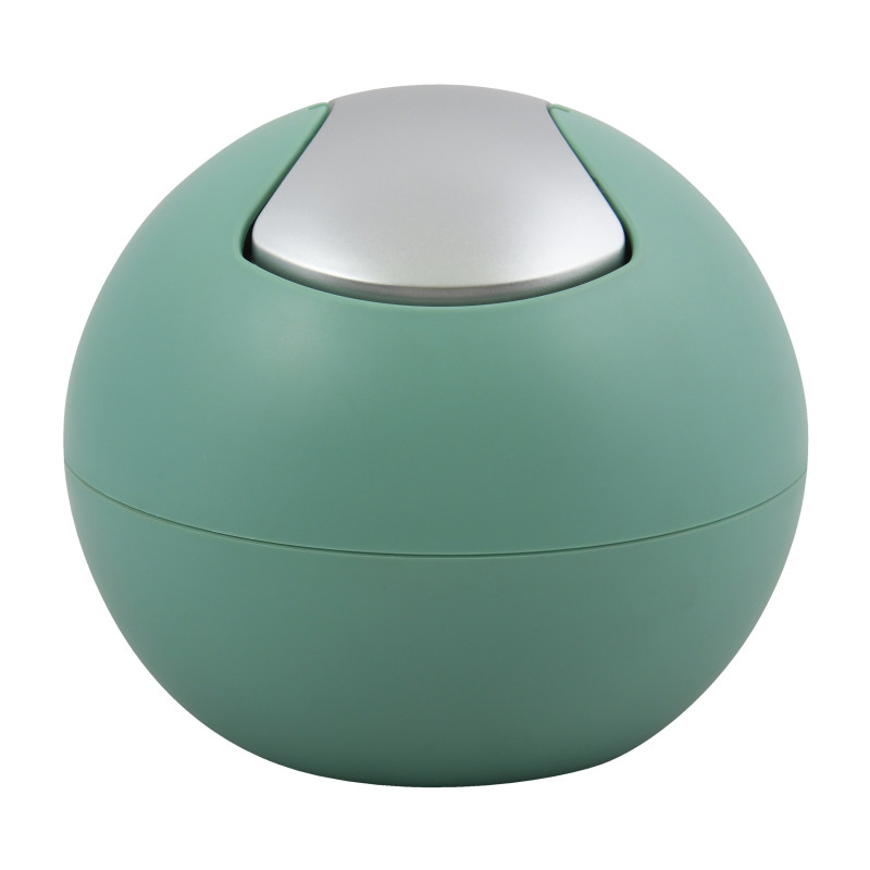 Poubelle à  bascule BOWL MATT 1L Vert mat Spirella
