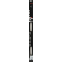 Rod bar for extendable shower curtain or bathtub without drilling in Aluminum DECOR 75-125cm White Spirella