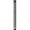 Rod bar for extendable shower curtain or bathtub without drilling in Aluminum KRETA 75-125cm White Spirella