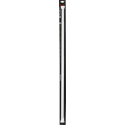 Rod bar for extendable shower curtain or bathtub without drilling in Aluminum KRETA 125-220cm White Spirella