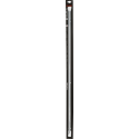 Rod bar for extendable shower curtain or bathtub without drilling in Aluminum KRETA 125-220cm Shiny finish Spirella