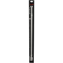 Rod bar for extendable shower curtain or bathtub without drilling in Aluminum KRETA 75-125cm Brushed Spirella